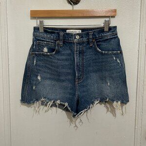 Abercrombie & Fitch Curve Love Ultra High Rise Mom Short | Size 27 / 4